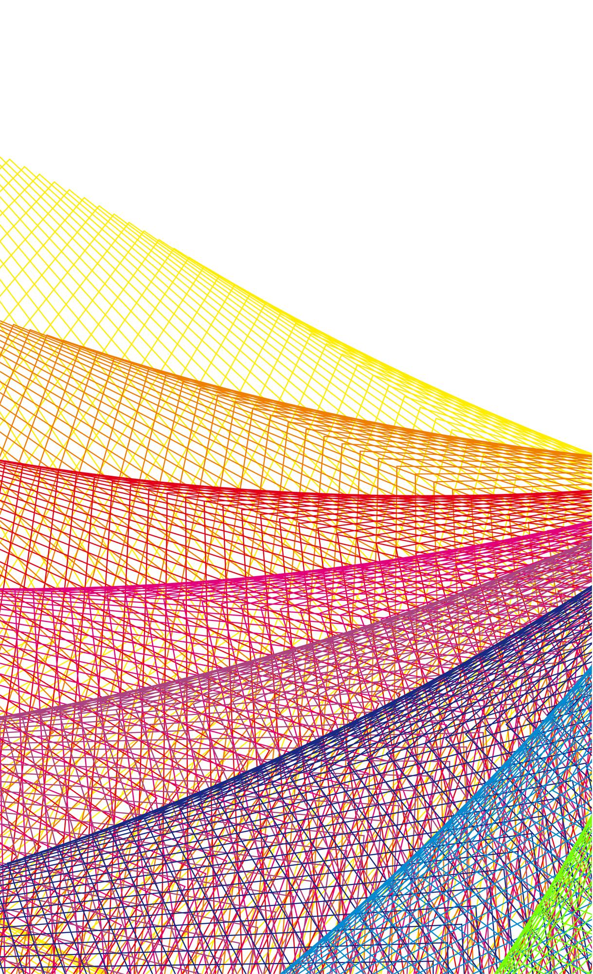 Delicate embroidered pattern with gradient threads